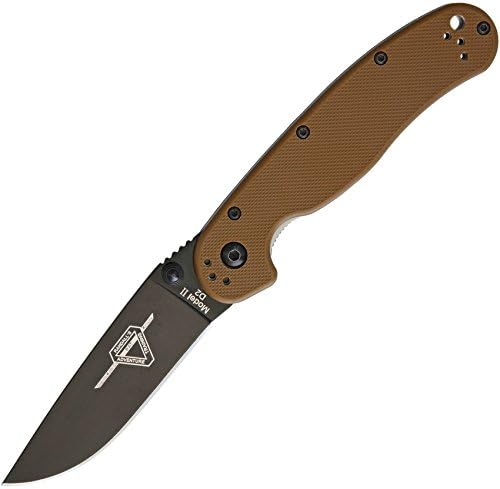 Ontario RAT II Linerlock Coyote Brown