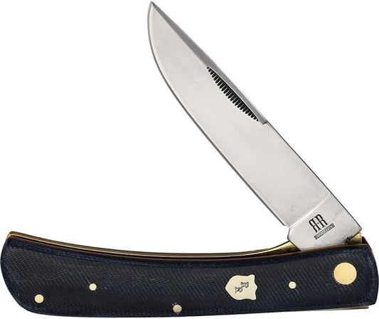 Rough Ryder Denim Micarta Work Knife RR2347