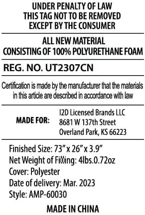 AMPEX Camp Bed Self Inflating | Camping Mattress, Sleeping Pad for Camping, Backpacking, Inflatable Camping Bed for Backpacking Gear (Regular Size)