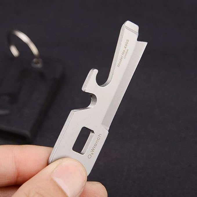 Outdoor forest line card rope knife, invisible survival tool, multifunctional military knife, card city portable EDC emergency tool, multifunctional tool, original key-shaped pocket tool