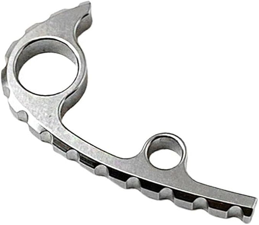 Plain Satin Titanium Back Spacer For Spyderco Para 3 Knife Stone Wash - US NEW