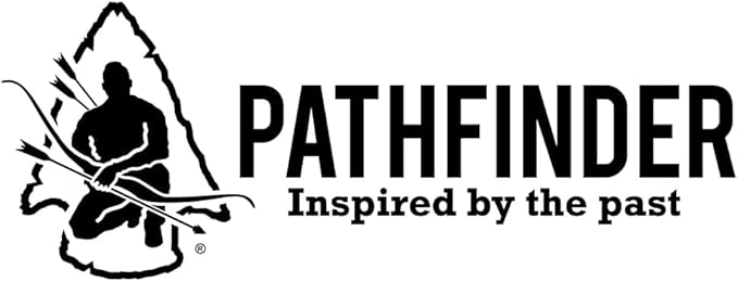 PKS Pathfinder Knife Shop Scorpion Bushcraft Camping Survival Carbon Steel Fixed Blade Knife - Leather Sheath - Made In USA (OD Micarta)