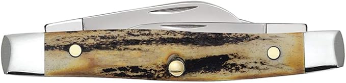 Case WR XX Pocket Knife Indian Sambar Stag Small Stockman Item #178 - (5333 SS) - Length Closed: 2 5/8 Inches