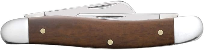Case WR XX Pocket Knife Chestnut Smooth Bone Medium Stockman Item #28701 - (6318 SS) - Length Closed: 3 5/8 Inches