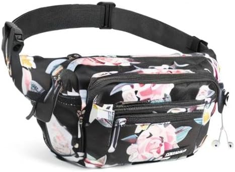 CXWMZY Fanny Packs For Women & Men Waist Pack Hip Bum Bag with Multi-Pockets Large Capacity Waterproof Casual Bum Bag for Disney Traveling Casual Cycling Running Hiking