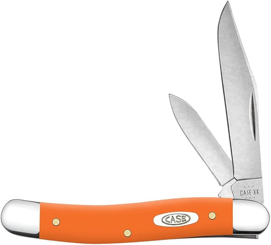 Case XX WR Pocket Knife, ORANGE SYNTHETIC SMOOTH MEDIUM JACK ItemNumber 80517 - (42087 SS) Length Closed: 3 3/8 Inches