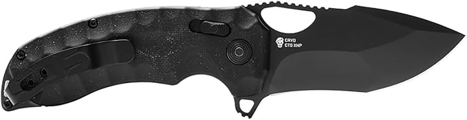 SOG Kiku Quick-Opening Sharp Ambidextrous Pocket Folding Knives with Linen Micarta Handle | CTS XHP Steel, XR Lock