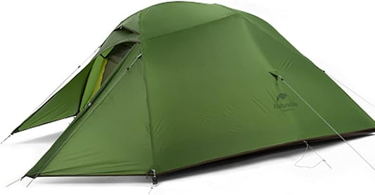 Naturehike Cloud-Up 3 Person Lightweight Backpacking Tent with Footprint - 3 Season Free Standing Dome Camping Hiking Waterproof Backpack Tents