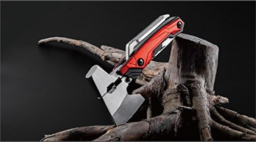 Axe 9 ax with 9-Featured Multi-Tool Hammer, Wrench, Wire Cutter, ax, Bottle Opener, Phillips Screwdriver, Flat-Blade Screwdriver, Nail File, Saw, Knife