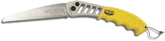 Wicked Tree Gear WTG-007 Wicked Tough Folding Utility/Bone Saw, Yellow, 7" Blade