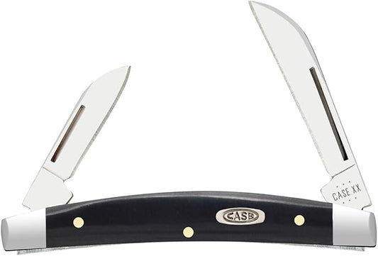 Case XX WR POCKET KNIFE, SMALL CONGRESS - SMOOTH BLACK SYNTHETIC, 3 1/8 INCHES CLOSED, ITEM #22809