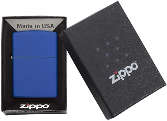 Zippo Classic Royal Blue Matte Pocket Lighter