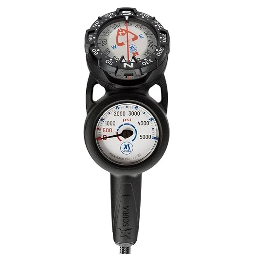XS Scuba QuikVu Imperial Console - Pressure and Compass