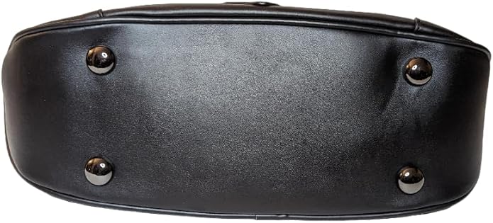 Edward Scissorhands Black & White Stripe Kisslock Bowler Bag