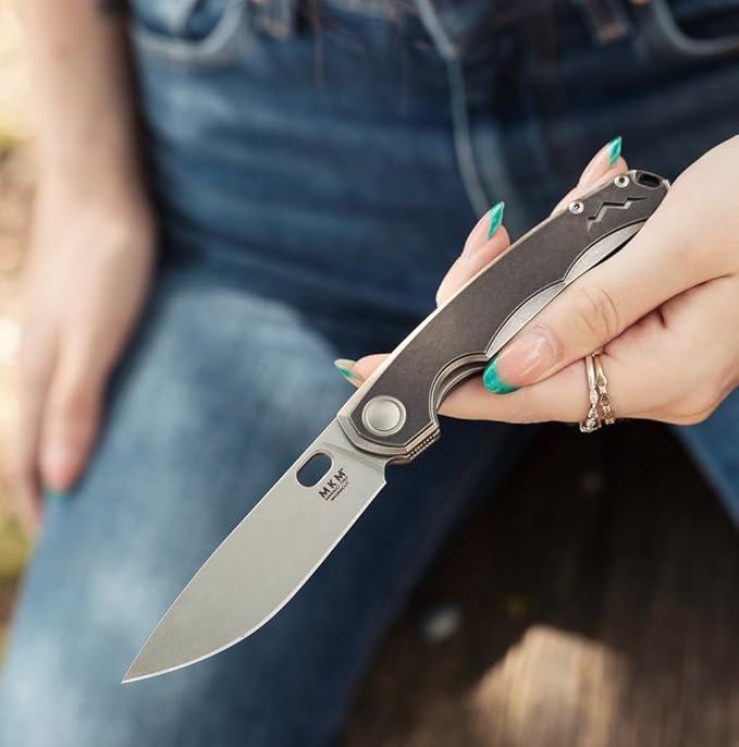ECLIPSE Folding Pocket Knife, Vox Design, Lightweight Liner Lock