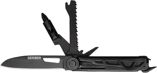 Gerber Gear Armbar Trade 8-in-1 Multi-tool - 2.5" Plain Edge Blade, Pry Bar, Hammer - EDC Gear and Equipment - Burnt Orange