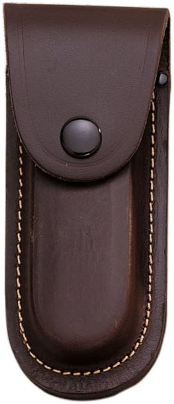 Joker Large Brown Leather Pocket Knife Sheath, Size 40 x 130 mm FB05