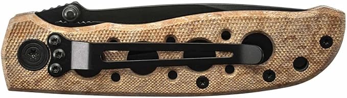 Smith & Wesson CK5TBSD 7.4in High Carbon S.S. Folding Knife with a 3.2in Serrated Tanto Blade and Aluminum Handle for Outdoor, Tactical, Survival and EDC