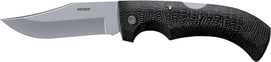 Gerber Gear Gator Pocket Knife - 3.76" Plain Edge Folding Knife - EDC Gear and Equipment - Stainless Steel