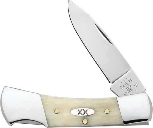 Case Cutlery CA13314: Lockback Natural Bone