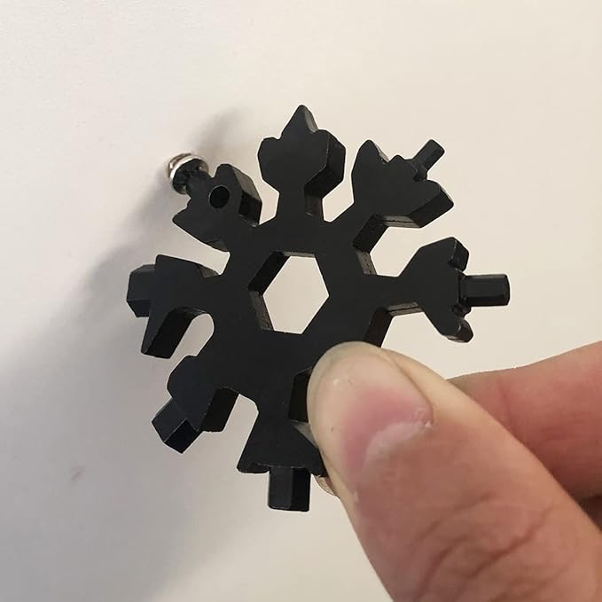 Stocking Stuffers Gifts for Men, 2-Pack Snowflake Multi-Tool 18-in-1, Screwdriver, Bottle opener, Outdoor Wrench Multi-tool, Best Gifts for Husband Men Boyfriend Boys