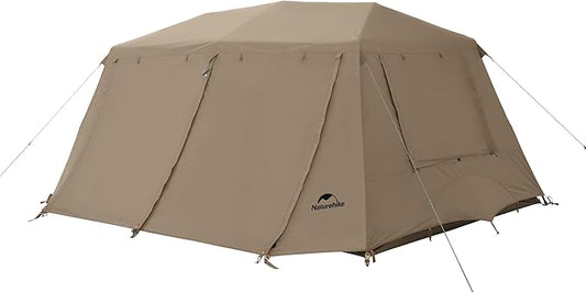 Naturehike Village Camping Tent,4/6/8 Person Tents for Camping, 60S Easy Setup Instant Tent for Family Camping, Car Camping