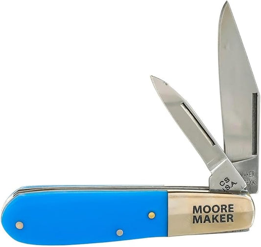 Moore Maker Inc. Barlow Knife 3204B (Blue)
