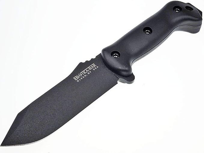KA-BAR BK-10 BECKER CREWMAN FIXED BLADE SURVIVAL KNIFE w/ FRONT POCKET SHEATH