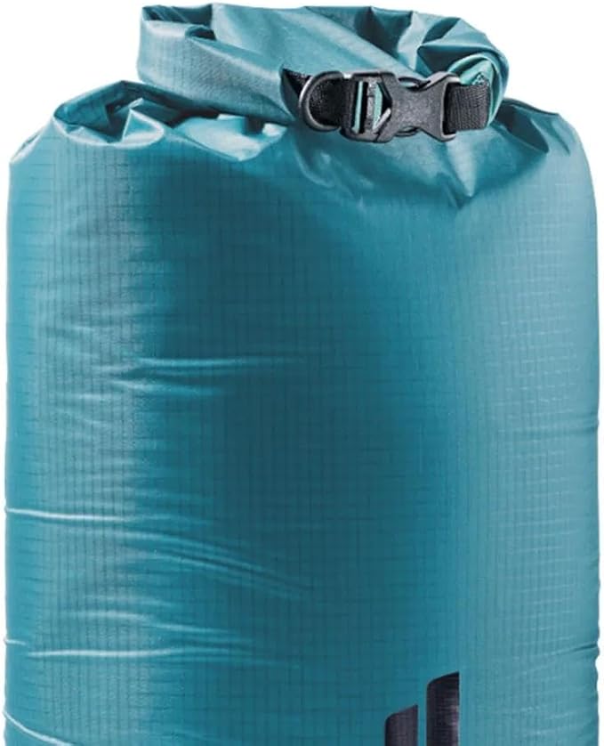 Deuter Light Drypack, Water-Resistant Ripstop Roll-Top Dry Pack Sack Keeps Gear Dry for Hiking, Trekking, Camping & Kayaking