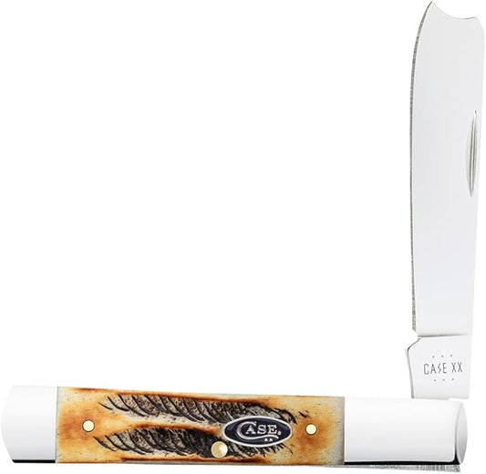 Case XX WR POCKET KNIFE, RAZOR - 6.5 BONESTAG, 3 7/8 INCHES CLOSED, ITEM #39875