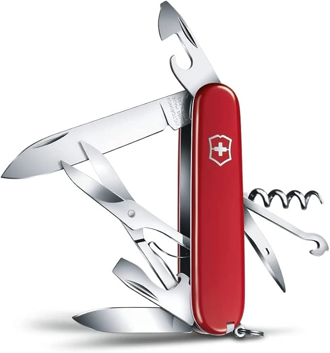 Climber Swiss Army Knife Red Blister Pack