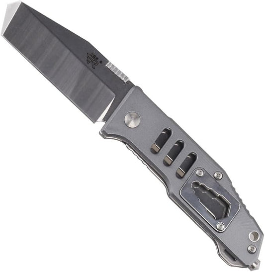 Sanrenmu 7046 Folding Knife multifunction tools knife Aluminum Handle (7046LTX-LK-T3)