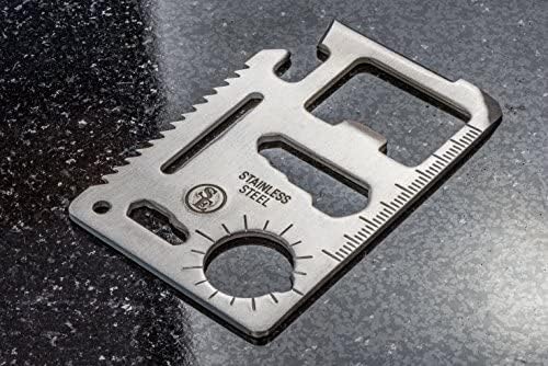 SE 11-Function Stainless Steel Survival Pocket Tools (Pack of 5) - MT908-5