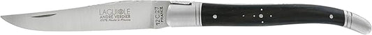 Laguiole PRESTIGE folding pocket knife 12 cm, Ebony Wood Handle, Made In France