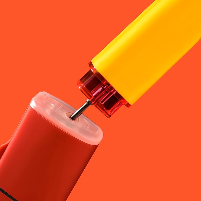 Navpeak Mini Torch Lighter Windproof Jet Flame Butane Refillable Pocket Lighter for Candles, Outdoor, Camping, Fireplaces, Gas Stove, BBQ & Survival Gear, Pack 1, Black Color (Butane not Included)