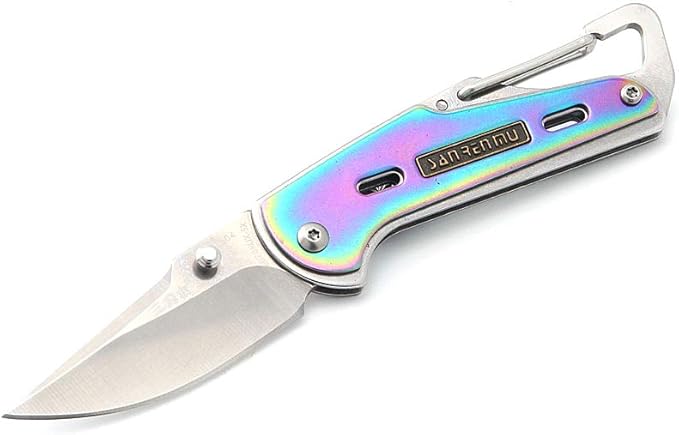 Sanrenmu 6070RUX-SK 6070RUX-SX 6070RUX-SZ Mini Pocket EDC Folding Knife Grey Handle