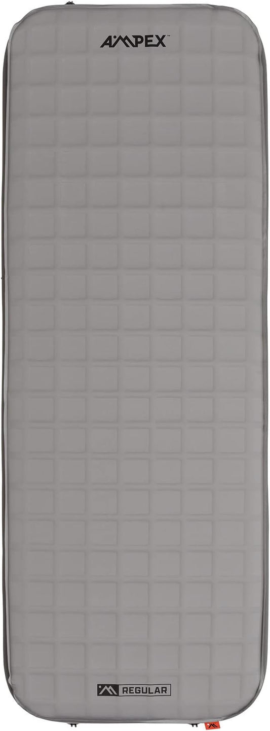 AMPEX Camp Bed Self Inflating | Camping Mattress, Sleeping Pad for Camping, Backpacking, Inflatable Camping Bed for Backpacking Gear (Regular Size)