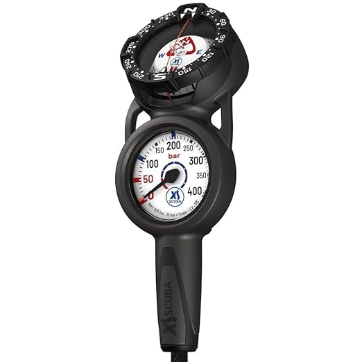 XS Scuba QuikVu Metric Console - Pressure and Compass