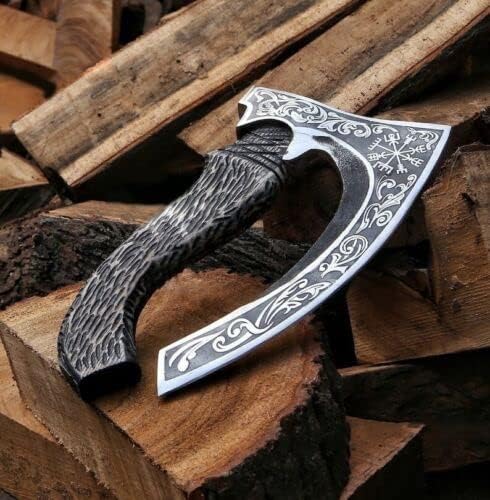 Handmade Pizza Axe | Pizza Slicer | Hand forged Viking Pizza Cutter| Camping Axe