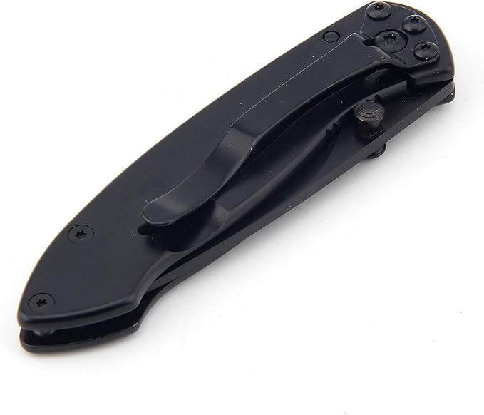 7023 Frame Lock Pocket Folding Knife Stainless Steel Blade Handle