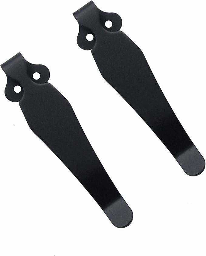 EDC Deep Carry Pocket Clips Replacement for Spyder C10 C11 C81, Folding Knife Clip for DIY Knives Maker,Pack of 2 pcs