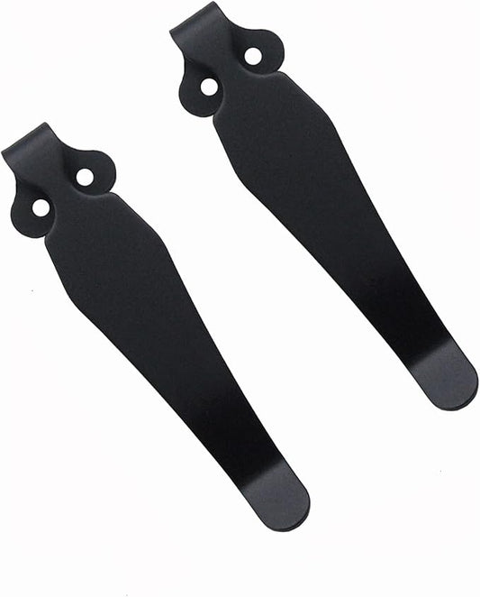 EDC Deep Carry Pocket Clips Replacement for Spyder C10 C11 C81, Folding Knife Clip for DIY Knives Maker,Pack of 2 pcs