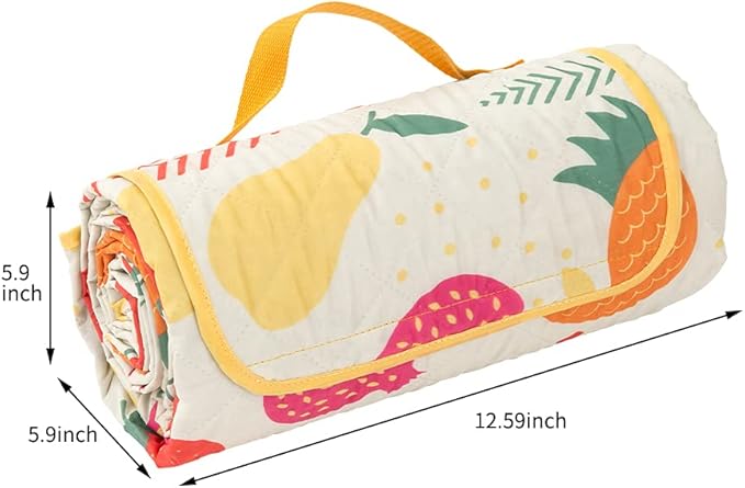 Picnic Blankets, Beach Blanket Waterproof Sandproof, Machine Washable Baby Blanket, Extra Large Outdoor Blanket, Portable Picnic Mat for Grass, Park, Beach Camping
