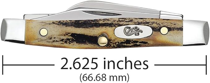 Case WR XX Pocket Knife Indian Sambar Stag Small Stockman Item #178 - (5333 SS) - Length Closed: 2 5/8 Inches