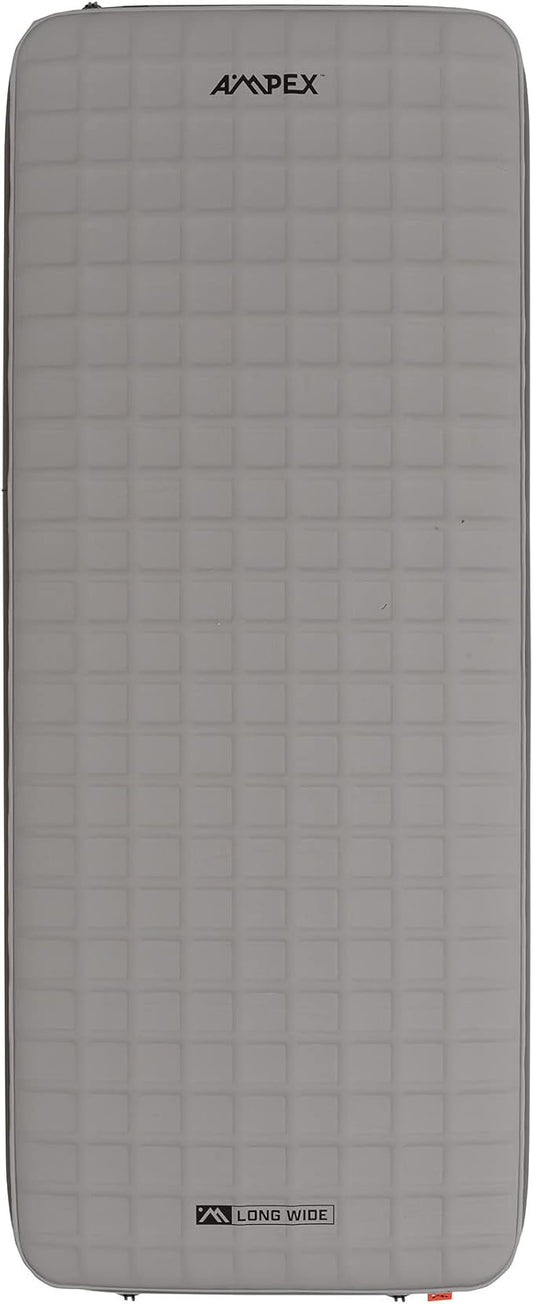 AMPEX Camp Bed Self Inflating | Camping Mattress, Sleeping Pad for Camping, Backpacking, Inflatable Camping Bed for Backpacking Gear (Long/Wide Size)