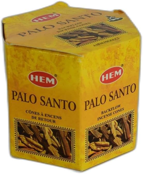 HEM - Backflow Incense Cones - Hand Crafted in India (Palo Santo)