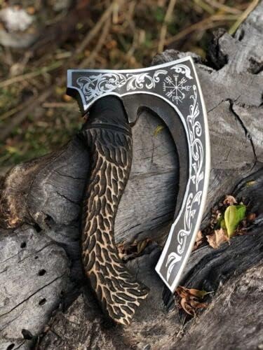 Handmade Pizza Axe | Pizza Slicer | Hand forged Viking Pizza Cutter| Camping Axe