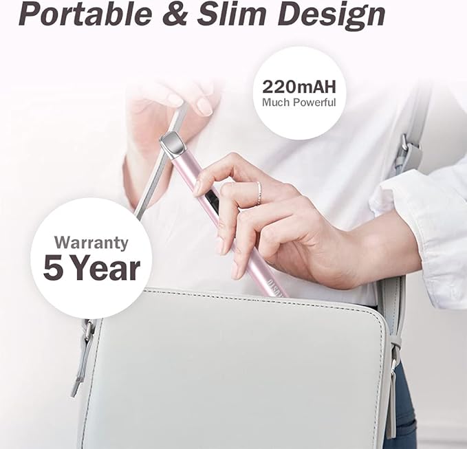 Candle Lighter, Electric Lighter Rechargeable USB Lighter, Arc Windproof Flameless Plasma Lighter Long Stick with Rope and Ring, No Butane Fluid, Perfect for Candle BBQ Camping Kitchen Stove, Pink