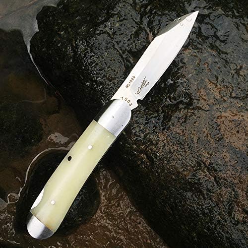 Watchman 1503BN Cowfish VG10 Blade Knife Bone Grips Lockback Pocket Knife …