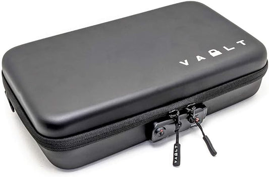 Vault Case Secure Matte LOCKING Knife Accessory Display Case, 6 Removable Panels, TSA Lock, Travel Small Folding Knife Case, Pocket Knife, Outdoor, EDC, Everyday Carry, Collectibles, Smooth Finish